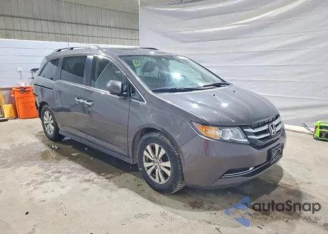 2017 Honda Odyssey Exl z USA, uszkodzony, nr VIN 5FNRL5H63HB007350